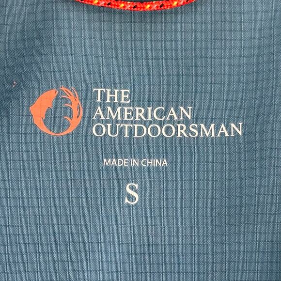 NWT American Outdoorsman Regular Fit Button Down Shirt Mens Small UPF Dusk Blue - Picture 9 of 12